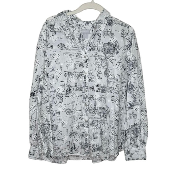 Chico’s Sanibel Eyelet Billow Sleeve Top Women’s Size 16/18 Chico’s size 3 - Picture 5 of 11